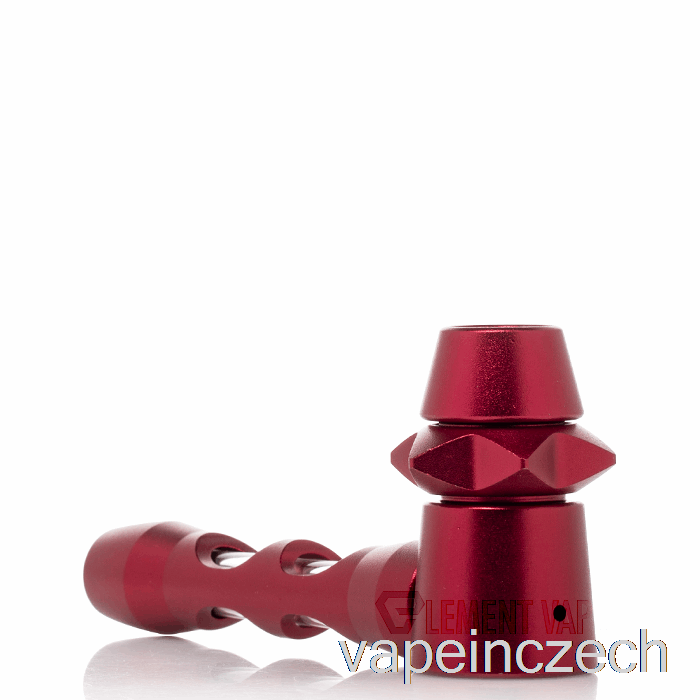 Cheech Sklo Kov Encased Hitter Hand Pipe Red Vape Pen